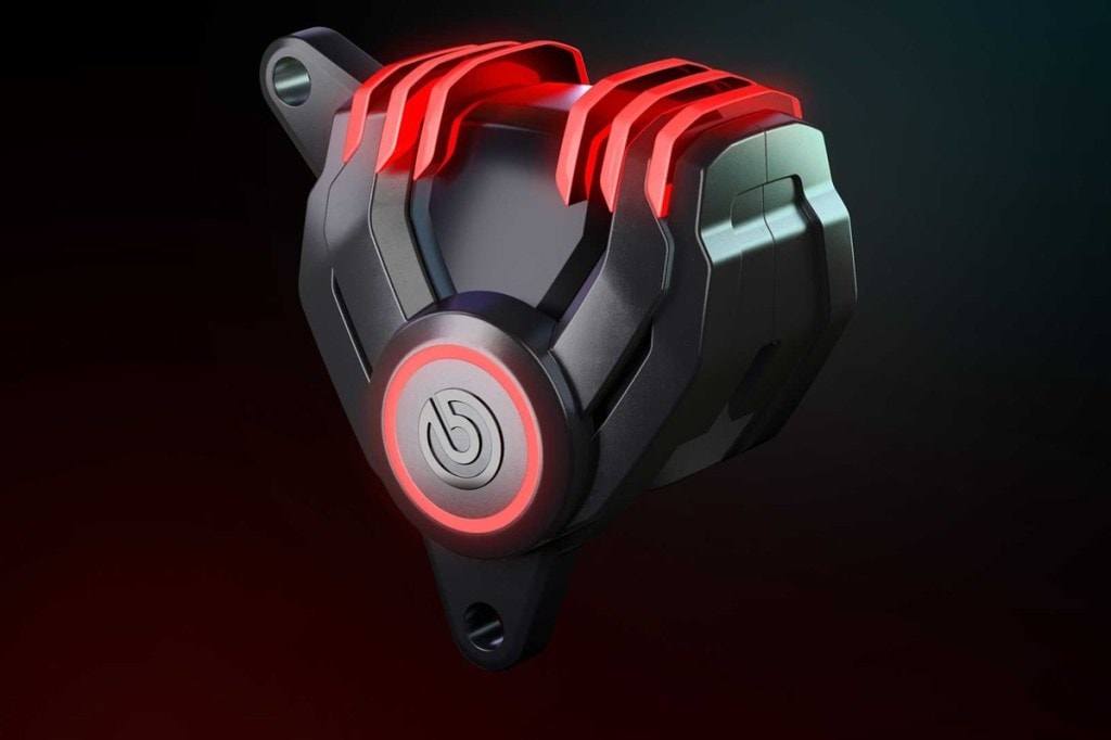 Brembo’s new glowing LED brake calliper looks stunning, improves safety