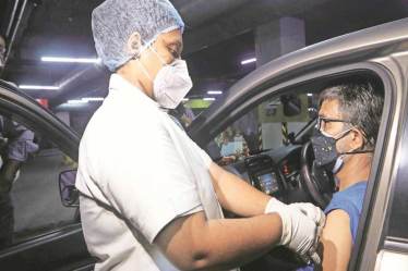 drive-in covid vaccination