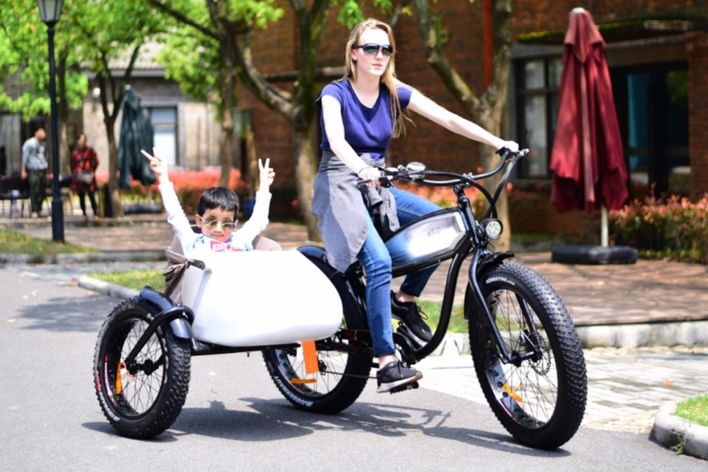 China’s weird and fun EV market: Sidecar-mounted electric bike under Rs 1 lakh!