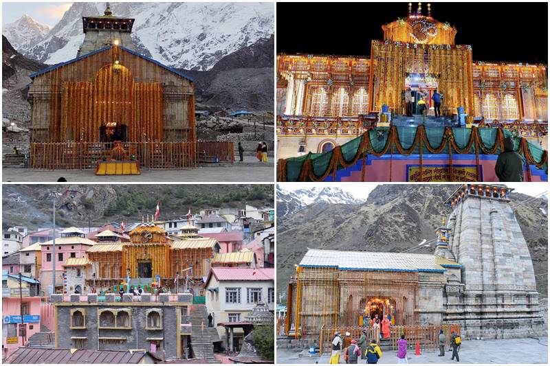 Kedarnath temple open, badrinath temple