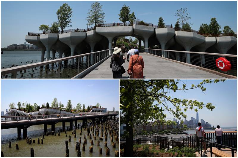 New York, Manhattan, Little Island park, Little Island, new york city, central park, Hudson River, Barry Diller, covid 19 pandemic, covid pandemic, covid, coronavirus, coronavirus lockodwn