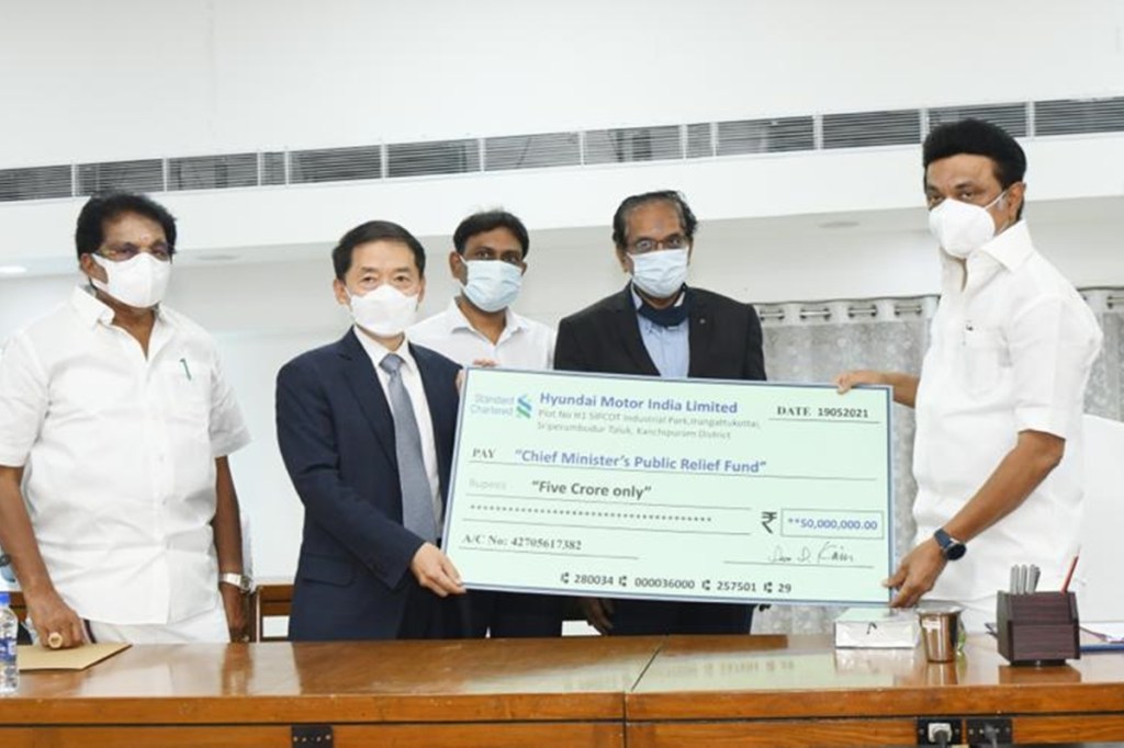 Hyundai allocates Rs 10 crore towards pandemic relief in Tamil Nadu