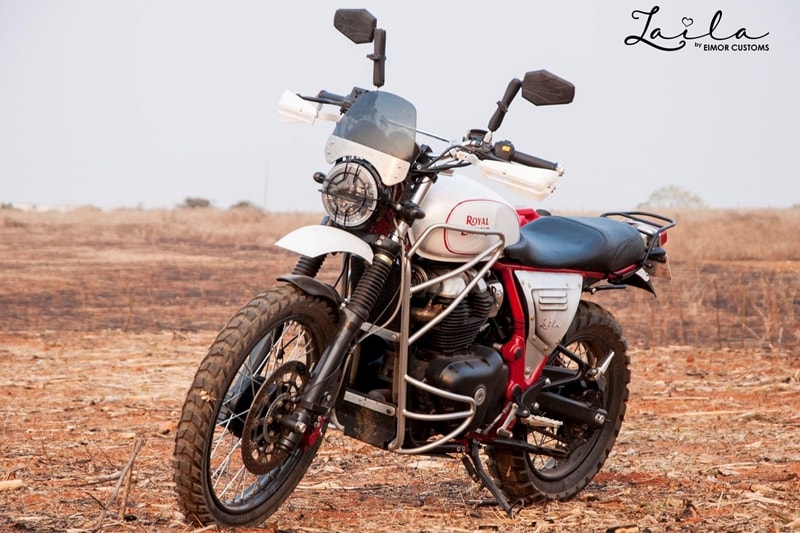Royal Enfield Interceptor 650 marked the beginning of a new style of motorcycles in the manufacturer's lineup but one thing that remained as the older crop is how much of an empty canvas they are in terms of customisation. Today's feature comes from EIMOR Customs who've come up with Laila - an Interceptor 650 that looks like the Ducati Scrambler Desert Sled. And by the looks of it, not only does it look like one but it'll also function like a scrambler.