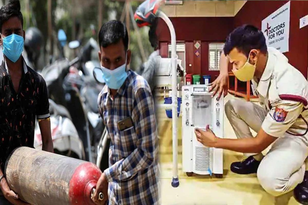 The basic difference between a concentrator and a cylinder is the way they provide oxygen.