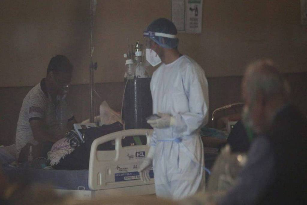 Warning against loosening guard against Covid-19 pandemic, he further said that people should wear double face masks as the Black Fungus infection might spread from construction sites. (Credit: The Indian Express)