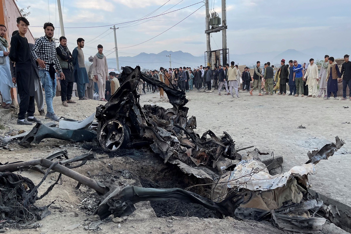 Basir Mujahid, Kabul's police spokesman, added that six people had also been wounded in Saturday's blasts. (File photo)