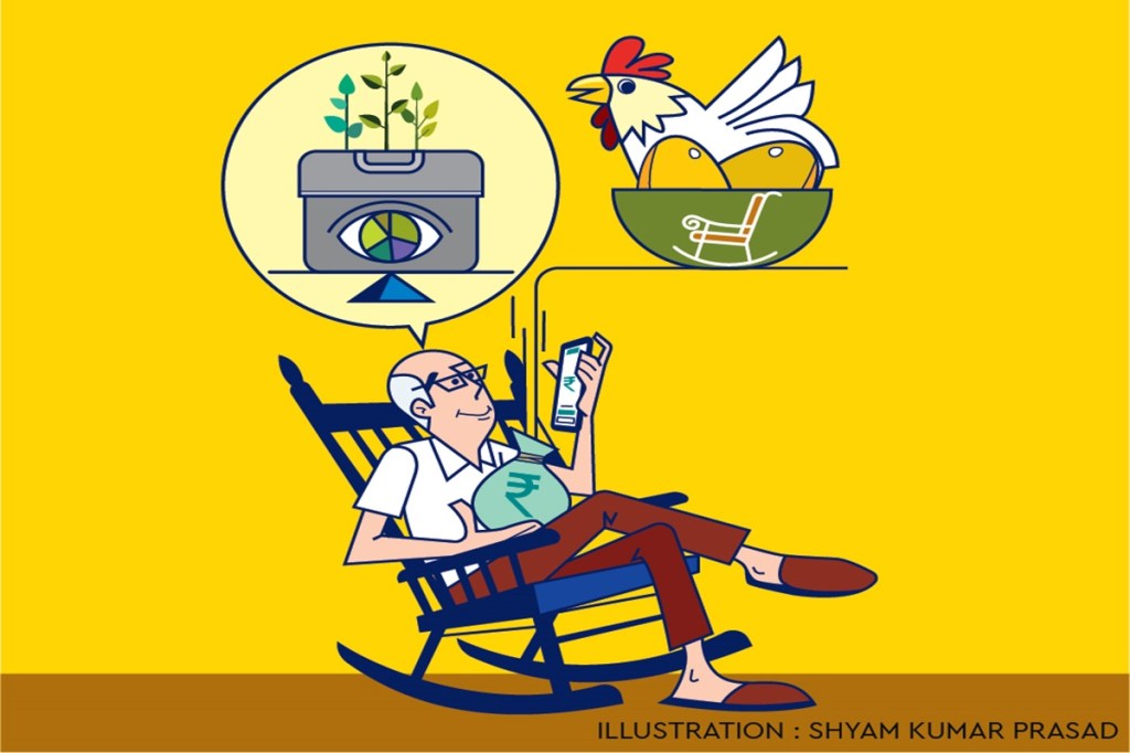 You should build the portfolio such that you get a return of around 7-10%.