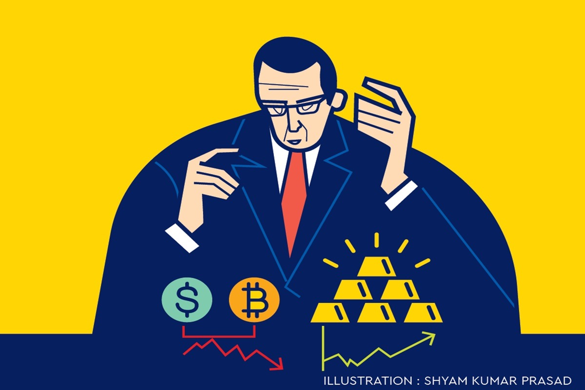 Maybe that's why, after chasing higher returns and enduring big swings over the last few months, funds seem to be now reversing from cryptocurrencies like Bitcoin to gold as investors appreciate the reliability and stability of the precious metal.