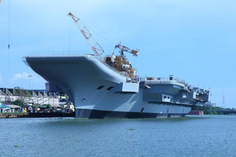 Indigenous Aircraft Carrier, IAC vikrant, Rajnath Singh, defence, india, Aircraft Carrier, kochi, Cochin port, IAC