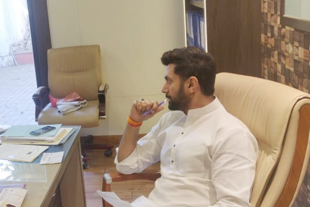 Chirag Paswan today said that attempts have been there for a while now to break the party.