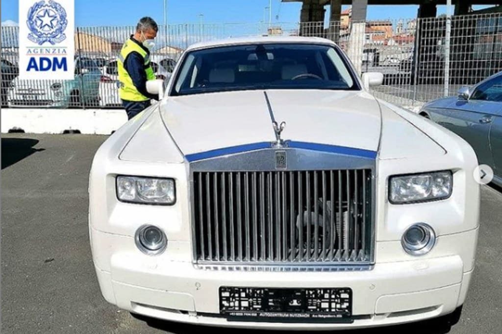 Rolls-Royce Phantom with exotic crocodile leather interior seized by authorities
