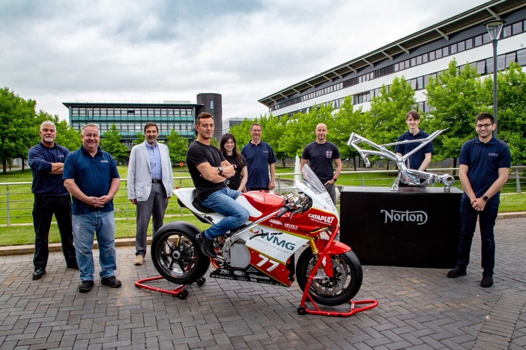 Norton to back 201 bhp electric racing motorcycle built by university students
