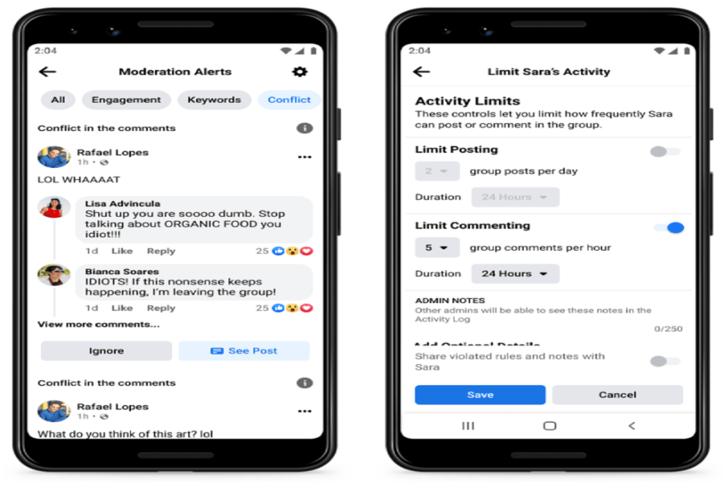 The company will add comment moderation to Admin Assist, which has been powered by AI.