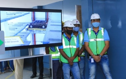 mumbai, robotic shuttle parking system