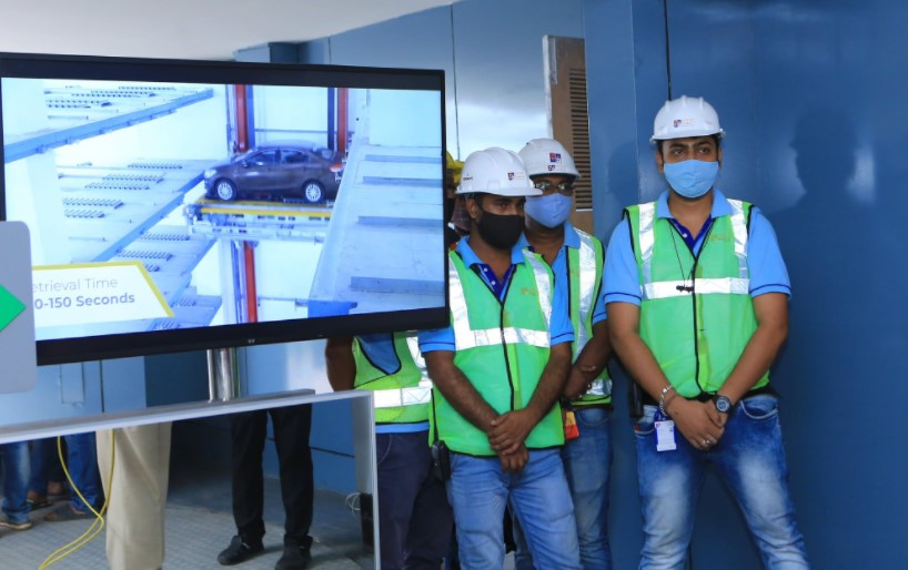 mumbai, robotic shuttle parking system mumbai, robotic shuttle parking system