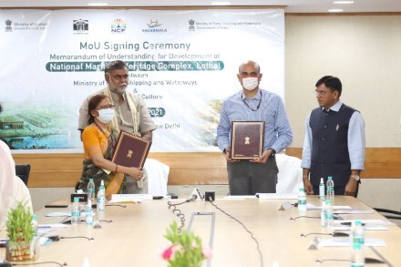 Mandaviya said that both ministries will try to ensure that the exhibited maritime history along with the vibrant coastal tradition of India is uplifting the image of India’s heritage in the international forum.