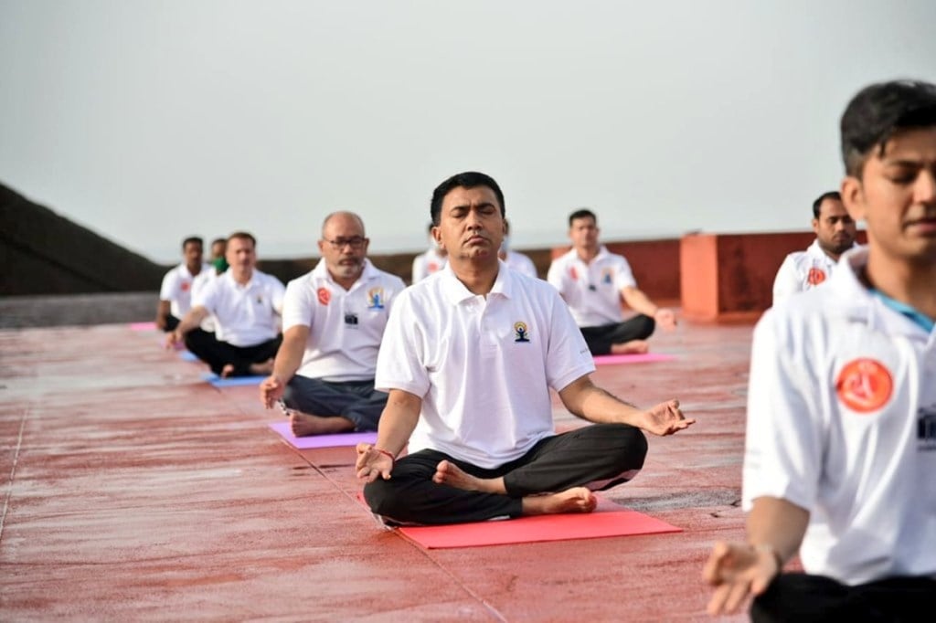 pramod sawant, international yoga day