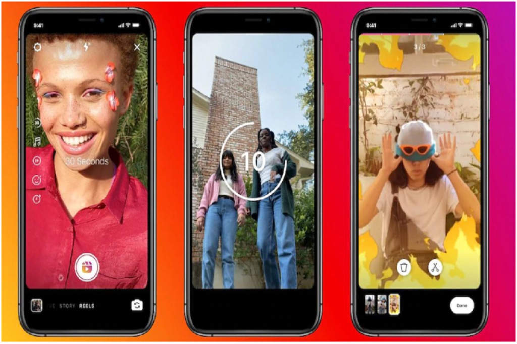 The Reels advertisements can be up to 30 seconds long and can be played on loop.