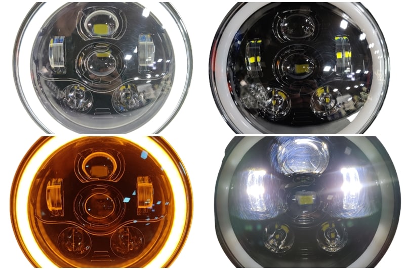 Aftermarket headlamps are quite popular among Royal Enfield users. Even if a customer is not keen on full customisation, a new head lamp set up with a halo ring is a minimalistic add on that looks rather nice. Based on which one you go for, it could improve visibility for the rider at night and also a ring of light in the headlamp cluster is an interesting add on. The one we found on this online shop is a 110 watt waterproof headlamp suitable for all Royal Enfield motorcycles priced at Rs 3,999. (courtesy: Royal Bullet)