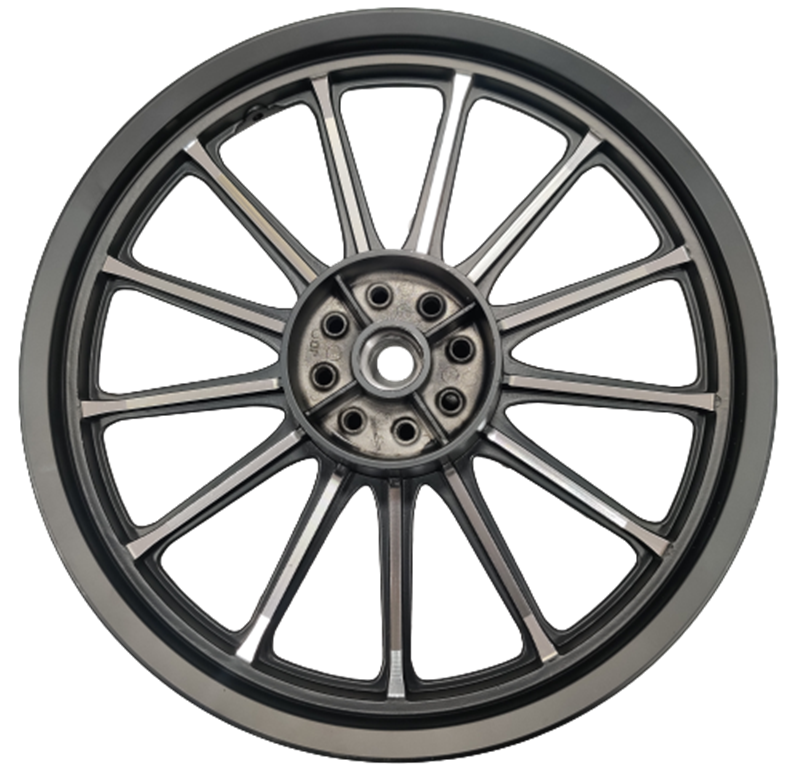 Alloy wheels can drastically change the look of a motorcycle without making too many changes. A very cosmetic upgrade, the 13-spoke alloy wheel pictured here is priced at Rs 6,300 (19" front and 18" rear). The retailer states these are suitable for Royal Enfield Classic and Thunderbird models. (courtesy: Royal Bullet)