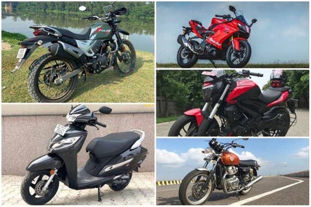 Top 10 two-wheeler manufacturers in May 2021 and their market share