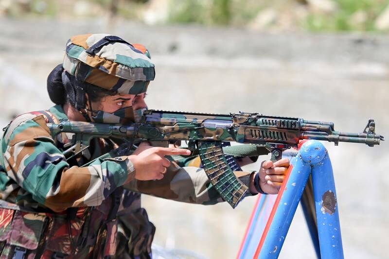 Assam Riflewomen, Kashmir, jammu and kashmir, Assam Rifles, Riflewoman, military, militancy, Assam Rifles, woman soldiers