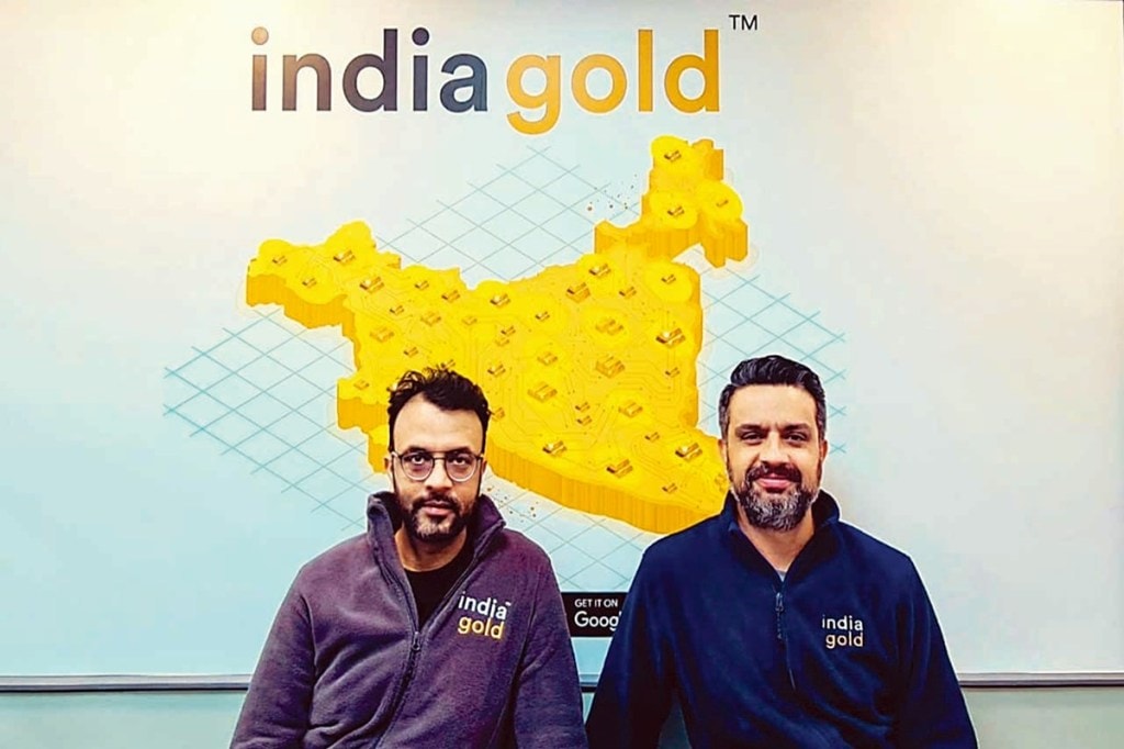 indiagold co-founders Deepak Abbot (L) and Nitin Misra