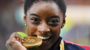 “We’re human beings, nobody is perfect. It’s OK to not be OK. It’s OK to go through ups and downs and emotional roller coasters. I felt like I was carrying, as Simone said, the weight of the world on my shoulders. It’s a tough situation.”