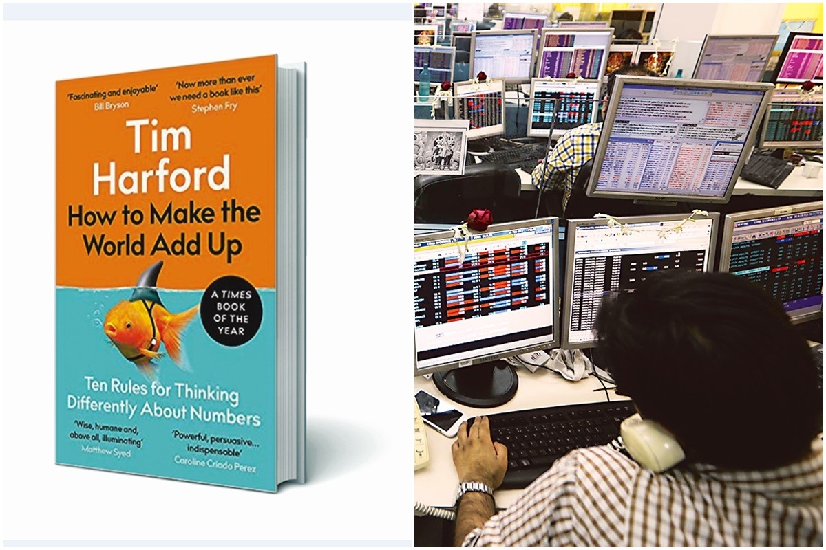 A file photo of share trading at a firm in Kolkata (Express photo)