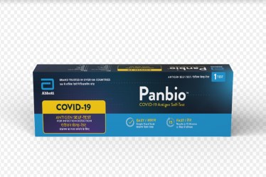 Abbott Panbio covid 19 self test kit