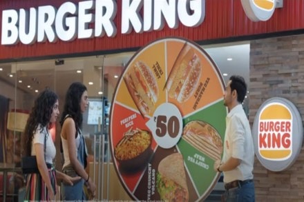 The TVC showcases an activation outside a Burger King restaurant