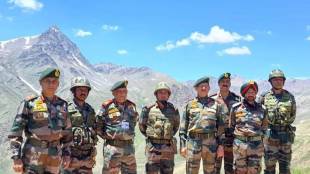 CDS Chief of Defence Staff Gen Bipin Rawat visits areas along LoC in Dras sector of Kargil on Kargil Vijay Diwas eve