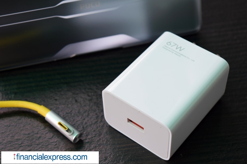 Fuelling the phone is a 5,065mAh battery with 67W fast charging. (Photo credit: Saurabh Singh/Financial Express)