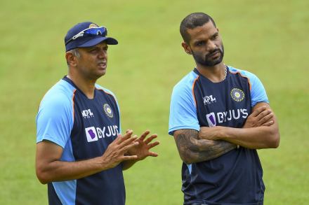 Rahul Dravid and Shikhar Dhawan