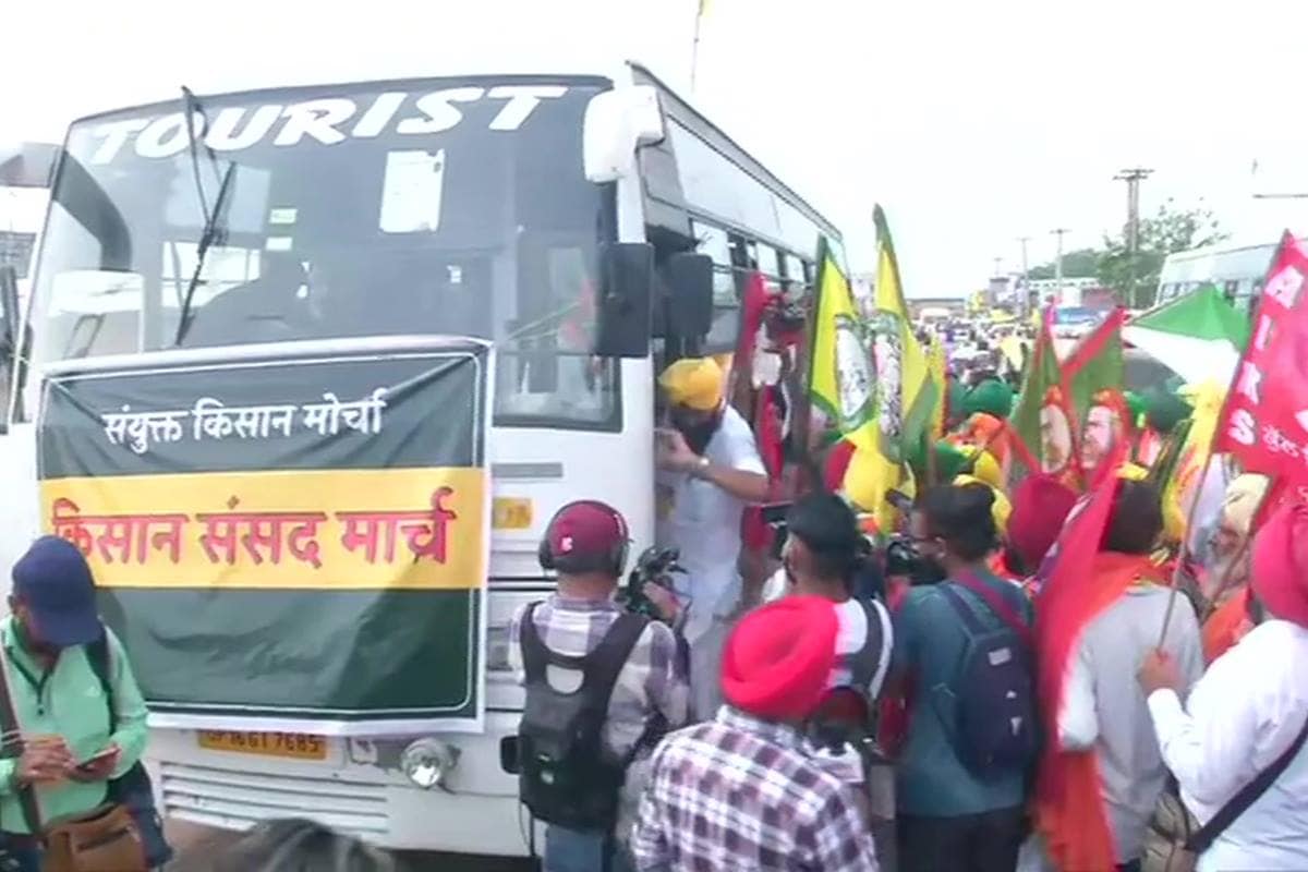 Farmers Parliament March Protest at Jantar Mantar Live Upates