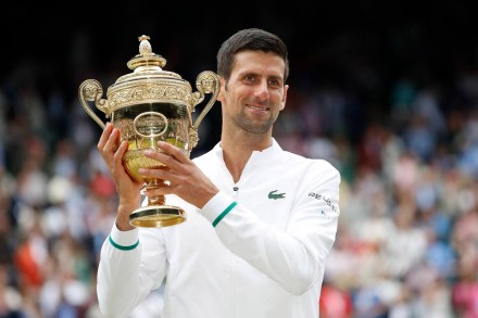 Novak Djokovic Wimbledon mens singles title 2021