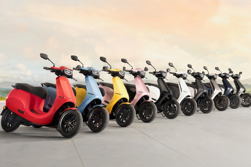 Ola scooter to come in 10 colours
