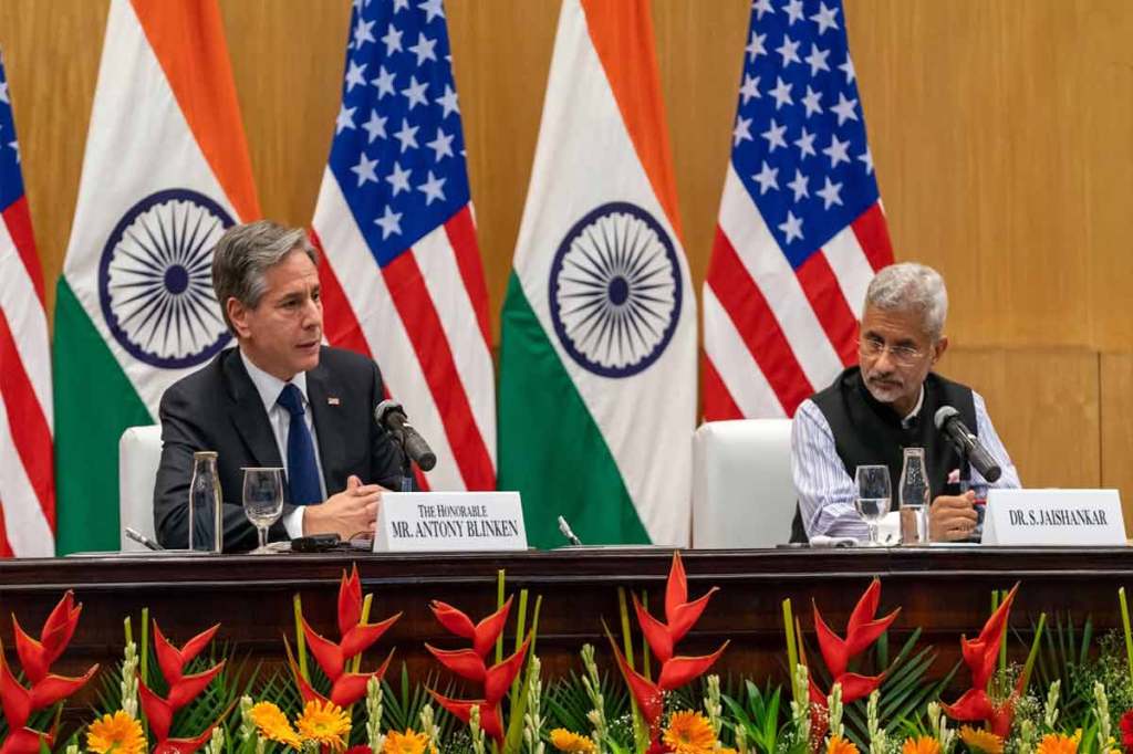 US Secretary of State Anthony Blinken and External Affairs minister Dr S Jaishankar