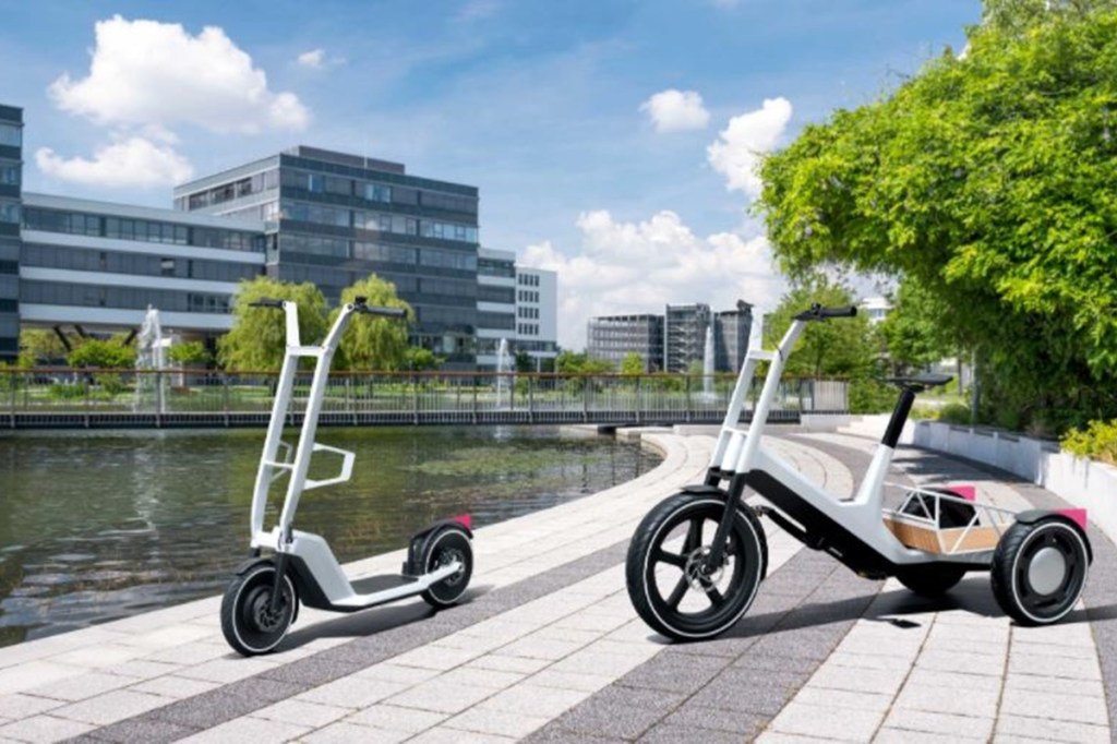 BMW unveils three-wheeled electric cargo scooter that it won’t sell