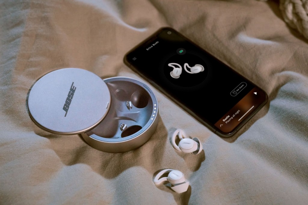 Bose TWS Sleepbuds II, Sleepbuds specification, passive noise cancellation, Tranquility tracks for relaxing sounds, sleep Library downloads