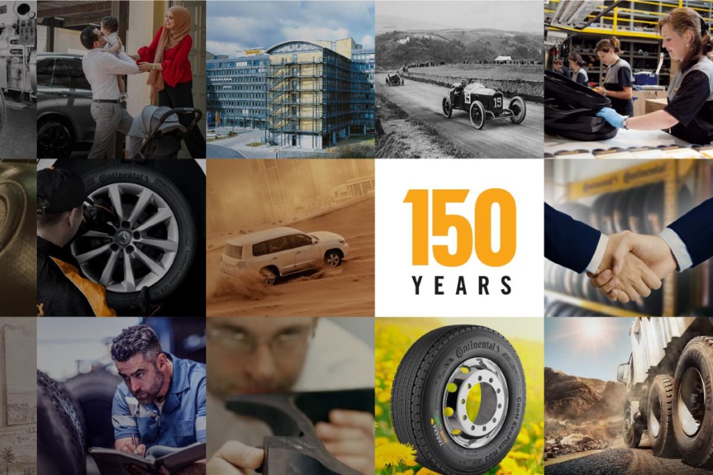 continental tyres celebrates 150 years