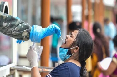 The number of daily average cases in the country on Tuesday was 28,204, with total active cases at 3,88,508. Kerala had 1,77,091 active cases, followed by Maharashtra with 74,941 cases and Karnataka with 23,956 cases.