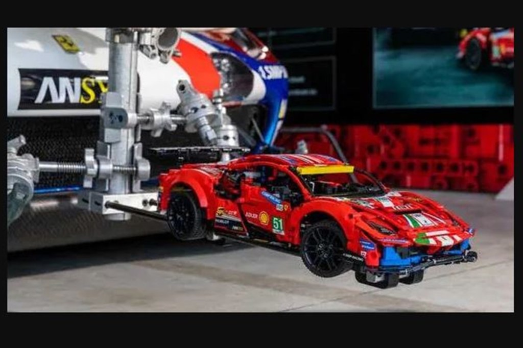 48-cm Ferrari 488 GTE crosses 200 km/h on real race track! First ever LEGO model to pull off feat
