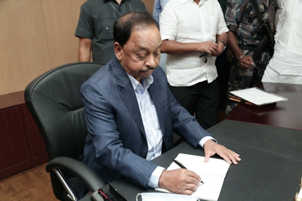 Rane had earlier also served as the Cabinet Minister for Industry, Port, Employment and Self-employment verticals in the Maharashtra government. (Source: PIB)