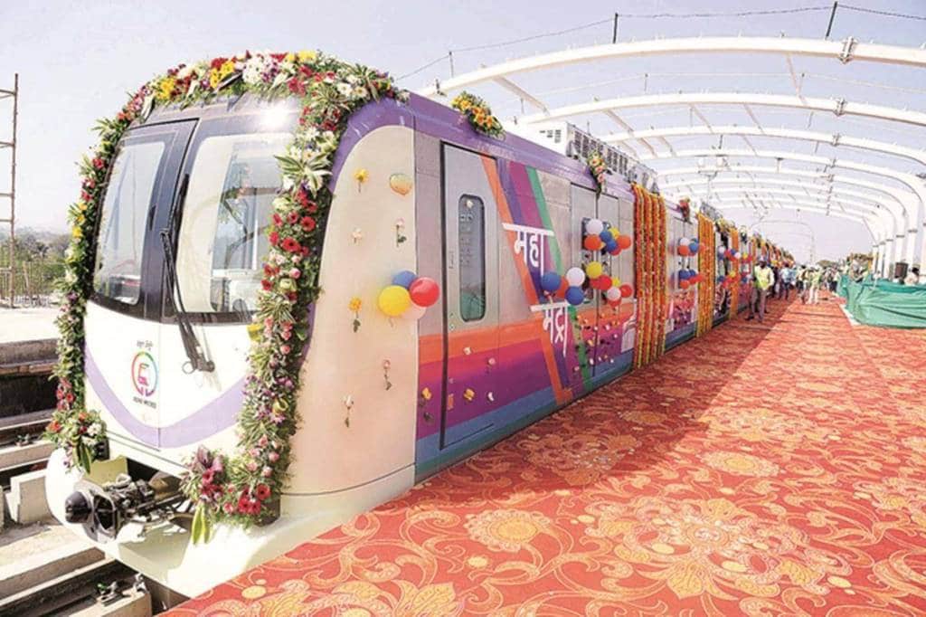 Pune's Metro First trial, maharsahtra metrol rail corporation, pune rail project, Line One from Pimpri-Chinchwad to Swargate