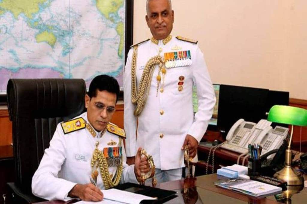 He was commissioned in the Indian Navy on Jan 1, 1984, and is known as a navigation and direction specialist. (Credit: PTI)