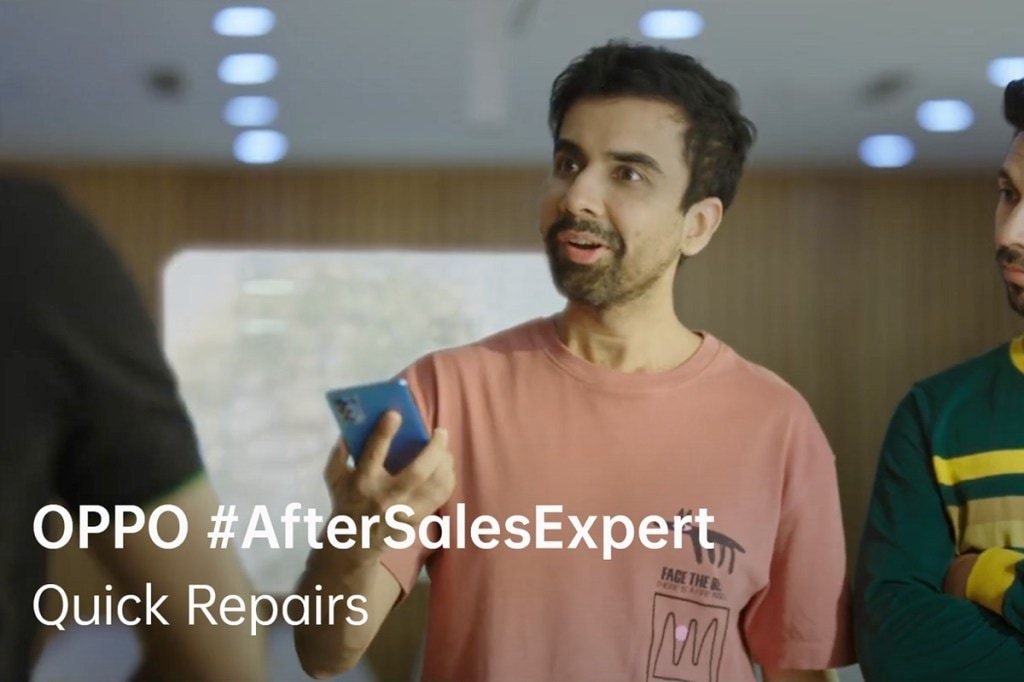The campaign aims to highlight OPPO's after-sale services process.