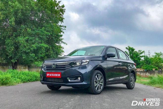 2021 Honda Amaze Facelift front right
