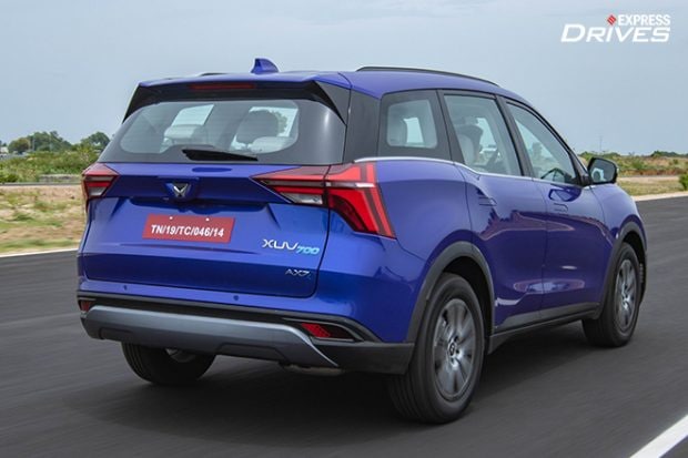 Mahindra XUV700 gets a plastic boot lid