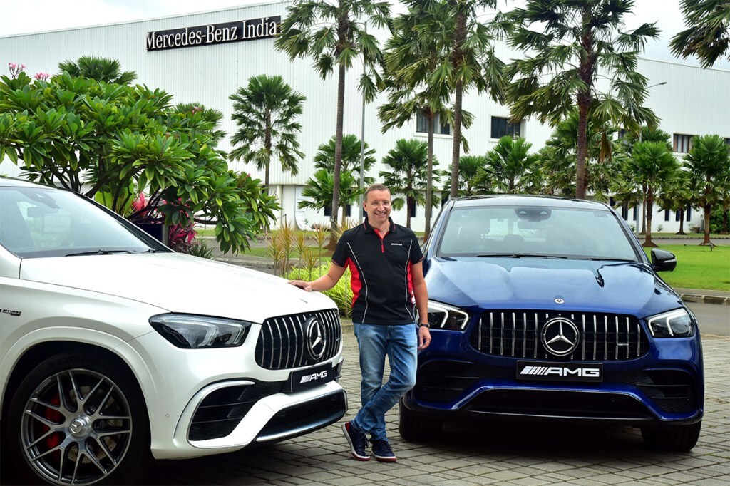 Martin Schwenk with the new AMG GLE 63 4Matic+